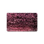 Pink  waves flow series 11 Magnet (Name Card) Front