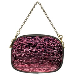 Pink  Waves Flow Series 11 Chain Purse (two Sides) by DimitriosArt