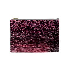 Pink  Waves Flow Series 11 Cosmetic Bag (medium)