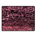 Pink  waves flow series 11 Fleece Blanket (Small) 50 x40  Blanket Front