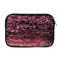 Pink  Waves Flow Series 11 Apple Macbook Pro 17  Zipper Case by DimitriosArt