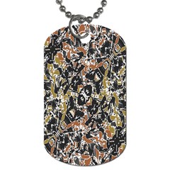 Modern Camo Tropical Print Design Dog Tag (two Sides) by dflcprintsclothing