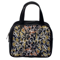 Modern Camo Tropical Print Design Classic Handbag (one Side)