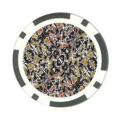 Modern Camo Tropical Print Design Poker Chip Card Guard (10 Pack) by dflcprintsclothing