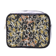 Modern Camo Tropical Print Design Mini Toiletries Bag (one Side)