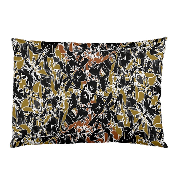 Modern Camo Tropical Print Design Pillow Case (Two Sides)