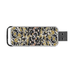 Modern Camo Tropical Print Design Portable Usb Flash (one Side)