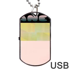 Janet 1 Dog Tag Usb Flash (two Sides) by Janetaudreywilson