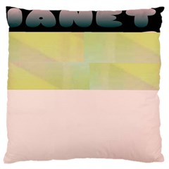 Janet 1 Large Cushion Case (one Side) by Janetaudreywilson