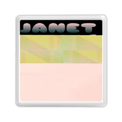 Janet 1 Memory Card Reader (square) by Janetaudreywilson