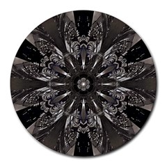 Mechanical Mandala Round Mousepads by MRNStudios