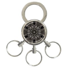 Mechanical Mandala 3-ring Key Chain by MRNStudios