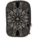 Mechanical Mandala Compact Camera Leather Case Front