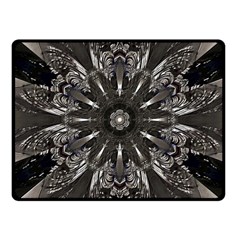 Mechanical Mandala Fleece Blanket (small) by MRNStudios