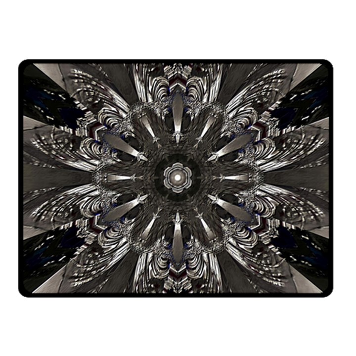 Mechanical Mandala Fleece Blanket (Small)