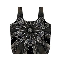 Mechanical Mandala Full Print Recycle Bag (m) by MRNStudios