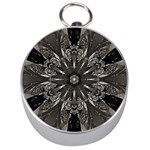 Mechanical Mandala Silver Compasses Front