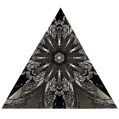 Mechanical Mandala Wooden Puzzle Triangle by MRNStudios