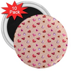 Sweet Heart 3  Magnets (10 Pack) 