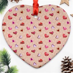 Sweet Heart Heart Ornament (two Sides) by SychEva