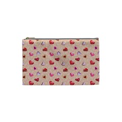 Sweet Heart Cosmetic Bag (small) by SychEva