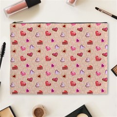 Sweet Heart Cosmetic Bag (xl) by SychEva