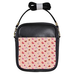 Sweet Heart Girls Sling Bag by SychEva