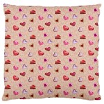 Sweet Heart Large Flano Cushion Case (Two Sides) Front