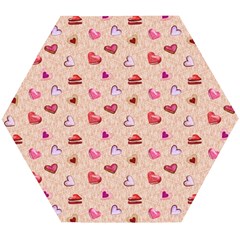 Sweet Heart Wooden Puzzle Hexagon