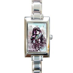 Merlot Lover Rectangle Italian Charm Watch by MRNStudios