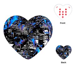 Spin Cycle Playing Cards Single Design (heart) by MRNStudios