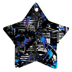 Spin Cycle Star Ornament (two Sides) by MRNStudios