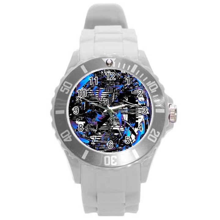 Spin Cycle Round Plastic Sport Watch (L)