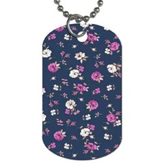 Flowers Pattern Dog Tag (one Side) by Sparkle