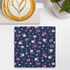 Flowers Pattern Uv Print Square Tile Coaster  by Sparkle