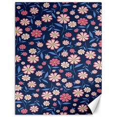 Flowers Pattern Canvas 12  X 16  by Sparkle