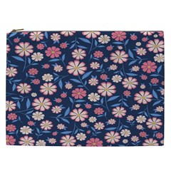 Flowers Pattern Cosmetic Bag (xxl)