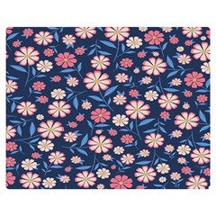 Flowers Pattern Double Sided Flano Blanket (medium)  by Sparkle