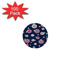 Flowers Pattern 1  Mini Buttons (100 Pack)  by Sparkle