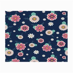 Flowers Pattern Small Glasses Cloth by Sparkle