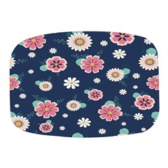 Flowers Pattern Mini Square Pill Box by Sparkle