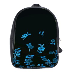 Flowers Pattern School Bag (xl) by Sparkle