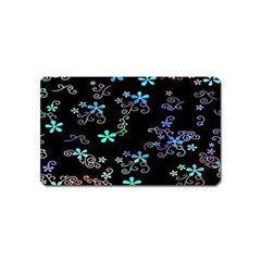 Flowers Pattern Magnet (name Card) by Sparkle