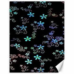 Flowers Pattern Canvas 12  X 16  by Sparkle