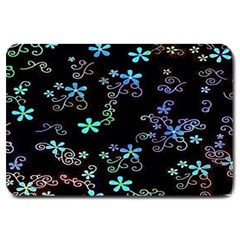 Flowers Pattern Large Doormat  by Sparkle