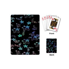 Flowers Pattern Playing Cards Single Design (mini) by Sparkle