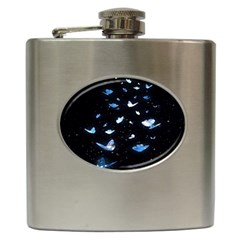 Sparkle Butterfly Hip Flask (6 Oz) by Sparkle