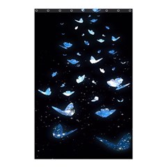 Sparkle Butterfly Shower Curtain 48  X 72  (small) 