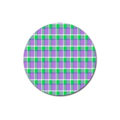 Checks Magnet 3  (round) by Sparkle