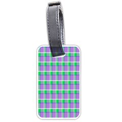 Checks Luggage Tag (one Side) by Sparkle